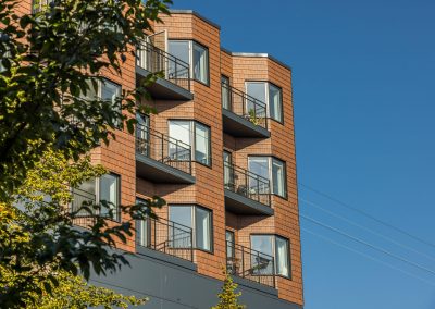Modulares-Studentenwohnheim-Front